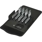 Wera trousse de 42 embouts de vissage + porte-embouts bitsafe