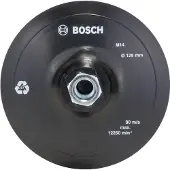 Bosch Accesorios Schuurschijf - Rubber - Klithechtsysteem - 125 mm