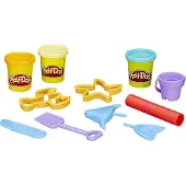 Play-Doh - Mini Bucket - Dieren, Picnic, Cijfers, Strand - Klei - Speelset