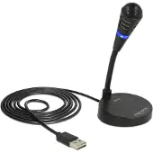 DeLOCK Zwanenhals USB-microfoon 65868 Zendmethode:Kabelgebonden