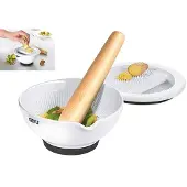 GEFU Vijzel Porcelain Mortar With Grater Suri