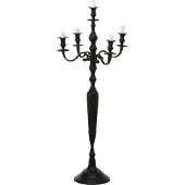 Boltze Kandelaar Victoria Zwart D 45 H 105 Cm