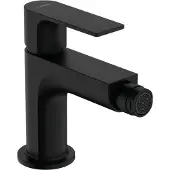 Hansgrohe Bidetmengkraan Rebris E Eengreeps Met Safetyfunctie en Trekwaste Mat Zwart