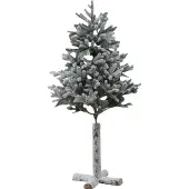 Boltze Kunstkerstboom op houten stam 180cm besneeuwd