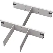 Hjh OFFICE PRO ACTR Verdelers - Rolcontainer Grijs