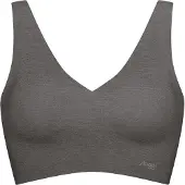 Sloggi ZERO Feel Natural Dames Beha Top - Blackcombination - Maat XS