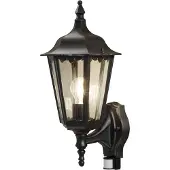Konstsmide Firenze 7236-750 Buitenlamp met bewegingsmelder (wand) E27 100 W Zwart