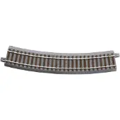 Roco H0 GeoLine (met ballastbed) 61122 Gebogen rails 6 stuk(s)