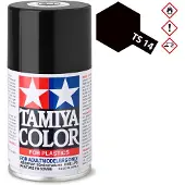 Tamiya Kunststofffarbspray TS-14 schwarz