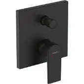 Hansgrohe Badmengkraan inbouw vernis shape eengreeps mat zwart