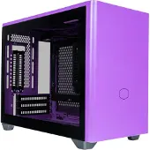 Cooler Master MasterBox NR200P Small Form Factor (SFF) Zwart, Paars