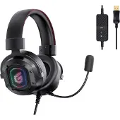 Conceptronic ATHAN02B Gaming Headset USB 2mKabel,Mikro,Fernb.7.1Sound