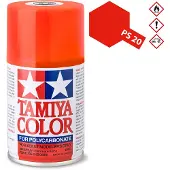 Tamiya Lexanfarbspray PS-20 leucht-rot