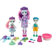 Enchantimals Poupée Famille Tortue et accessoires