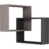 CALICOSY Hoekwandrek met 2 planken h68 cm ring