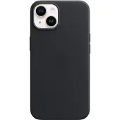 Apple iPhone 14 Back Cover met MagSafe Leer Middernacht