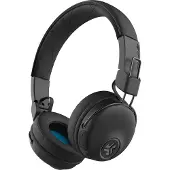 JLab Studio Draadloos Zwart - Bluetooth-hoofdtelefoon voor op het oor (batterij gaat 30 uur mee, ingebouwde microfoon, afstandsbediening)
