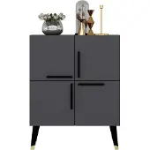 Hannah Home Console Cyril - 35x70x90 cm - MDF/antraciet