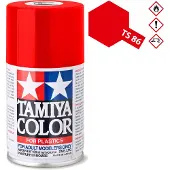 Tamiya Kunststofffarbspray TS-86 bril rot