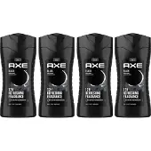 Axe Showergel Black - Douchegel - 4 x 250 ml Voordeelverpakking
