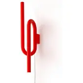 Foscarini Design wandlamp Tobia, geel / oranje, Woon-/ Eetkamer, metaal, Design, Wandlamp design
