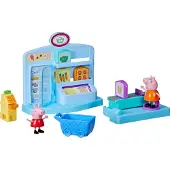 Hasbro Peppas Adventures Peppas Supermarktspeelset Kleuterspeelgoed: 2 figuren 8 accessoires; voor kinderen vanaf 3 jaar Veelkleurig