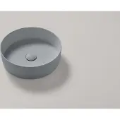 Resigres Lavabo 8003 waskom rond 40x10cm solid surface grijs