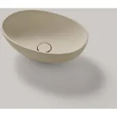 Resigres Lavabo 1341 waskom ovaal 50x35cm solid surface beige
