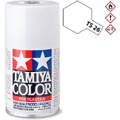 Tamiya TS-26 White - Gloss - Acryl Spray - 100ml Verf spuitbus