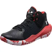 Under Armour Jet '21 Zwart Rood | 45.5