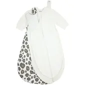 Meyco Baby Panter baby slaapzak rond tweedelig - neutral - 68/74 - 2.5 TOG