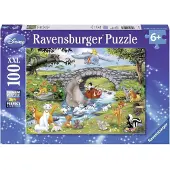 Ravensburger kinderpuzzel, 100 stukjes, XXL, Disney, Familie van de Animal Friends, artikelnummer 10947