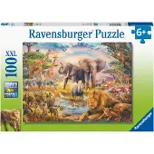 Ravensburger puzzel Afrikaanse savanne - Legpuzzel - 100 stukjes