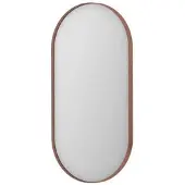 Ben Vita ovale spiegel 40x80 cm Geborsteld koper