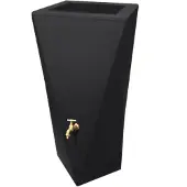 Prestige Regenton manhattan twist zwart 250L incl. messing kraantje