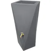 Prestige Regenton manhattan twist grijs 250L incl. messing kraantje