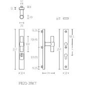Formani PB20-28KT set veiligheidsschilden SKG*** PC92 wit