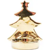 Housevitamin Kerstboom Waxinehouder-7x6x8 cm-Goud