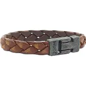 Josh Heren Leren Armband Cognac | 24902-BRA
