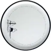 Marine Business Welcome On Board Flat Dish 6 Units Transparant