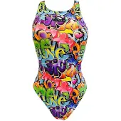 Turbo Graffitti 2016 Swimsuit Veelkleurig 2XL Vrouw