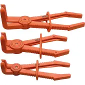 Bgs Slangklemtangset 90° haaks 155 - 220 mm 3-delig.