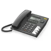 Alcatel T56 Analoge telefoon voor de vaste lijn met Nummerherkenning Zwart