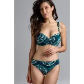 Marlies Dekkers Badmode Voorgevormde Bikinitop Lotus | Maat: 75E | Kleur: Turquoise/Print