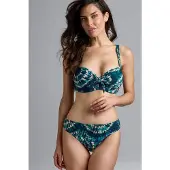 Marlies Dekkers Badmode Bikini Broekje Lotus | Maat: XXL | Kleur: Turquoise/Print