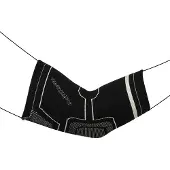 Avento Elleboog Compressie Bandage - Zwart/Zilvergrijs - S/M