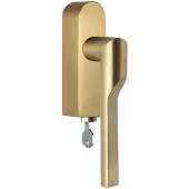 Formani Rivio by Gensler GL101-DKLOCK-O draaikiepgarnituur afsluitbaar linksdraaiend - PVD mat goud