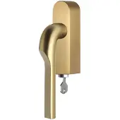 Formani Draaikiepgarnituur RIVIO by Gensler GL100-DKLOCK-O rechts PVD mat goud