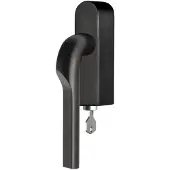 Formani Draaikiepgarnituur RIVIO by Gensler GL100-DKLOCK-O rechts PVD zwart