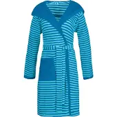 Esprit Badjas Women Striped Hoody Turquoise-L